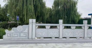宁德 芝麻灰桥栏杆、河道栏杆安装效果