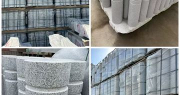 宁德 芝麻白花岗岩挡车柱、隔离柱多少钱