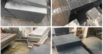 宁德 芝麻黑地铺石材