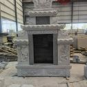 宁德 芝麻灰高档墓碑、土墓，一套也支持定做