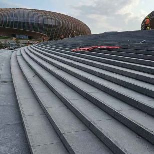 宁德 弧形整石台阶铺装效果图