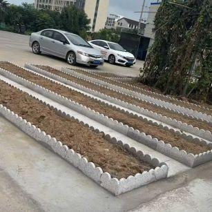 宁德 花边石、花围石、花园石安装效果