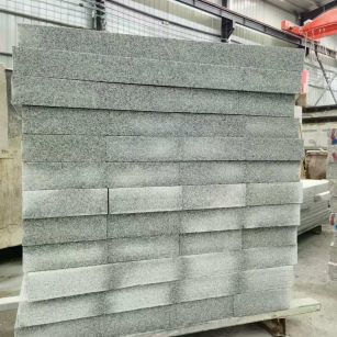 宁德 芝麻白10公分300*600广场地铺，A料定制，尺寸标准，厚薄均匀