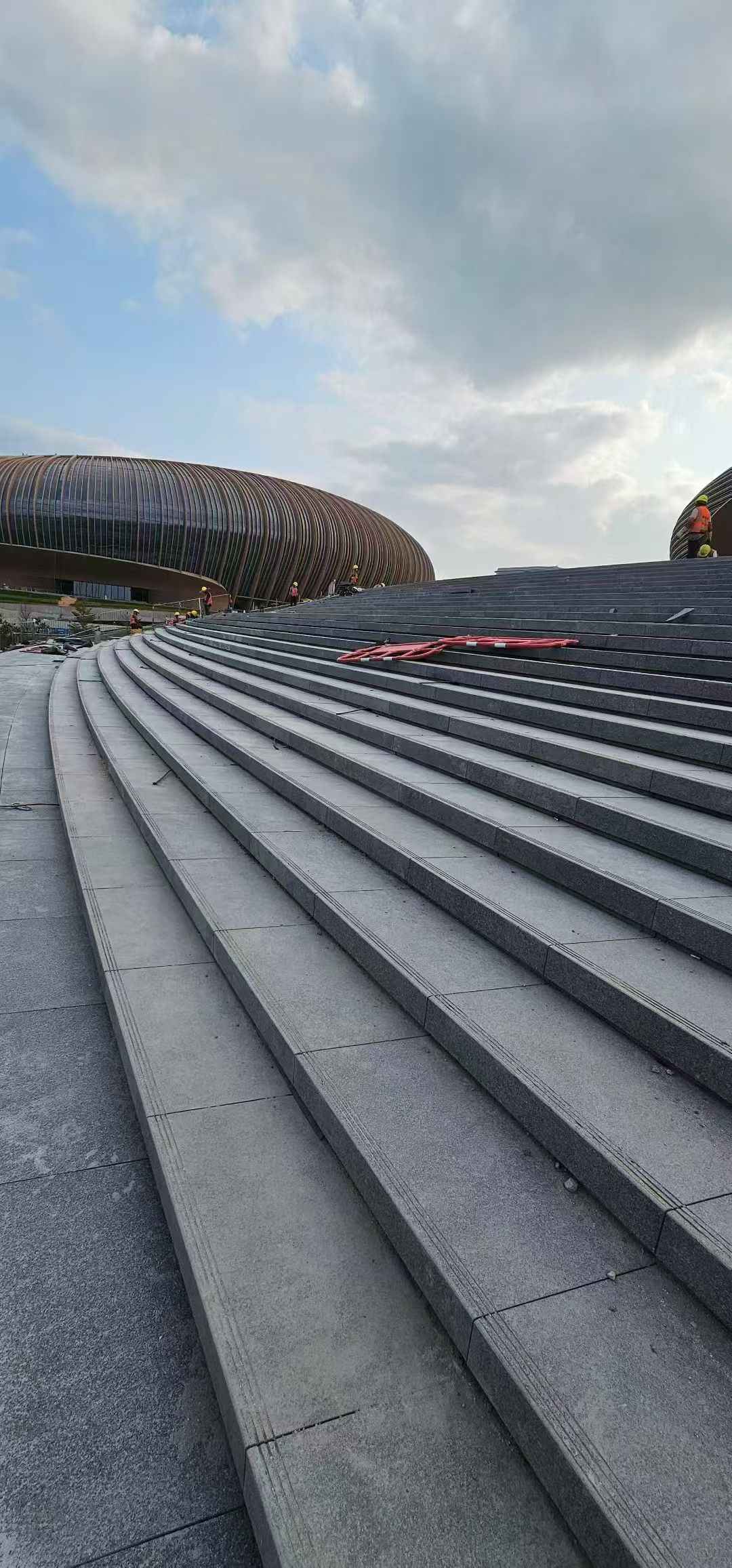 宁德 弧形整石台阶铺装效果图