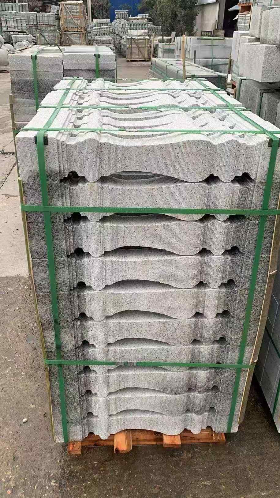 宁德 芝麻白方形拉丝面，栏杆花瓶柱