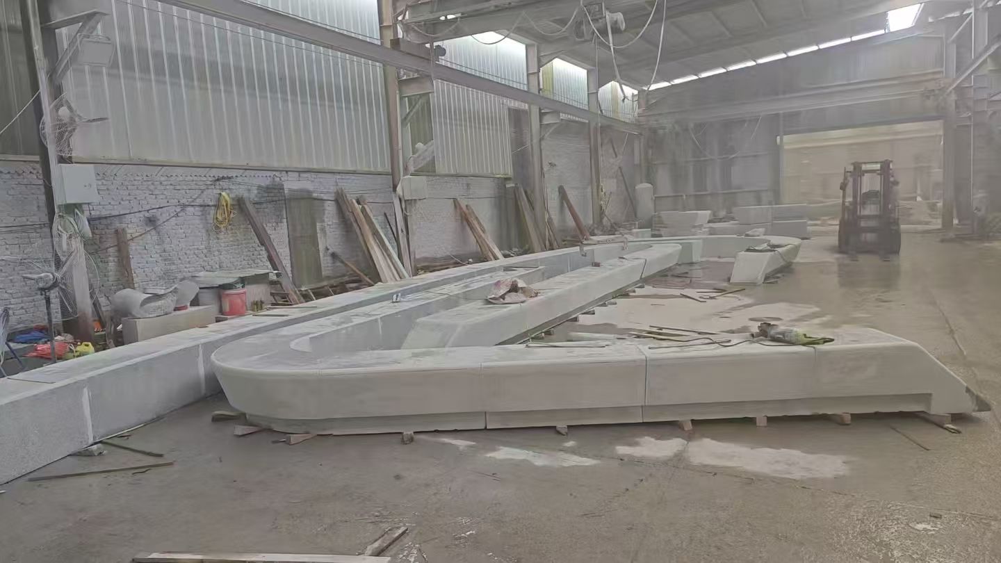 宁德 花岗岩整石坐凳拼装