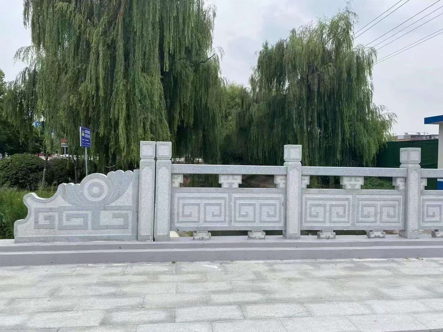 宁德 芝麻灰桥栏杆、河道栏杆安装效果