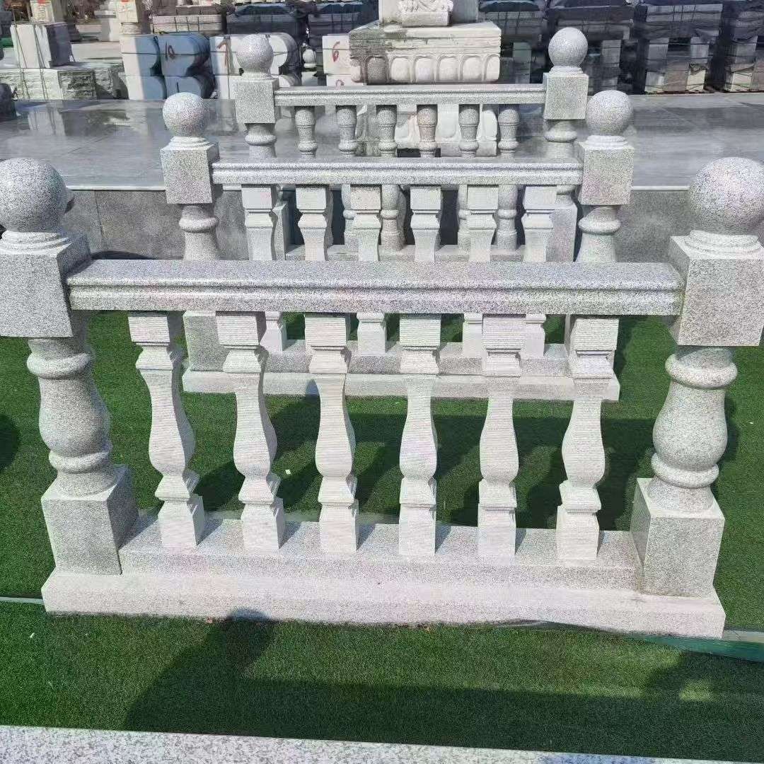 宁德 别墅石材栏杆特写